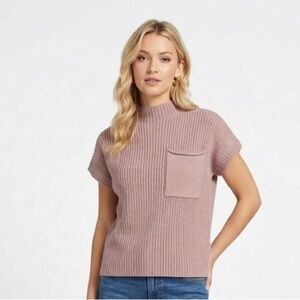 SHOP THE MINT mauve knit top size medium